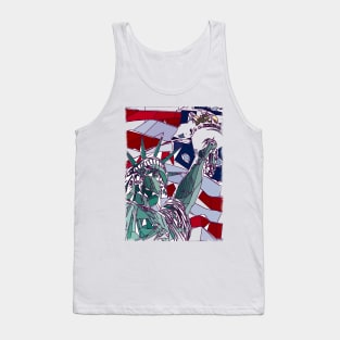 July 4th 1776 independence day liberty Tank Top